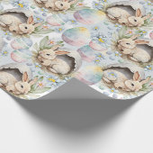 Paashaas  cadeaupapier (Hoek)