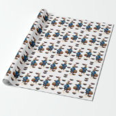 Paashaas cadeaupapier (Uitgerold)