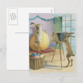 Paashaas Camera Fotografie Paasgekleurd ei Feestdagenkaart (Voorkant / Achterkant)