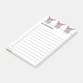 Paashaas Checklist Post-it® Notes (Schuin)