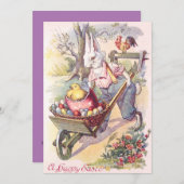 paashaas chick gekleurd ei kaart (Voorkant / Achterkant)