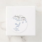 Paashaas Chinoiserie Baby shower Bedankjes Labels (In situ)