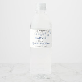 Paashaas Chinoiserie Baby shower Waterfles Etiket