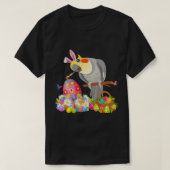 Paashaas Cockatiel Tekening Chocolade Eieren Liefd T-shirt (Design voorkant)