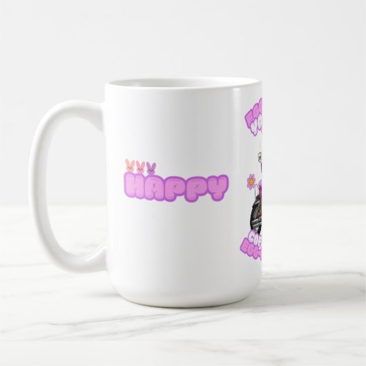 Paashaas Coffee Biker Mok – Eggspress Jezelf (Links)