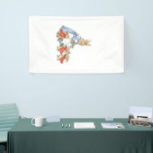 Paashaas Cottagecore Vintage Konijn Vrouwen Meisje Spandoek (Beurs)