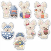 Paashaas Dag Sticker (Voorkant)