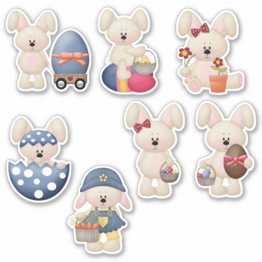 Paashaas Dag Sticker (Voorkant)