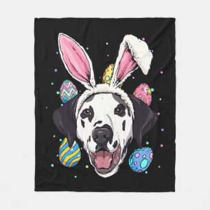 Paashaas Dalmatische Hond Kinder Mannen Vrouwen Gi Fleece Deken