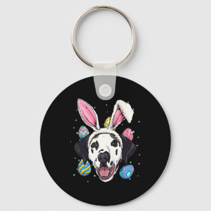 Paashaas Dalmatische Hond Kinder Mannen Vrouwen Gi Sleutelhanger