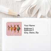 Paashaas dansende eieren etiket (Insitu)