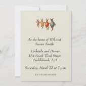 Paashaas dansende eieren kaart (Achterkant)