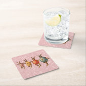 Paashaas dansende eieren kartonnen onderzetters (Insitu)