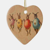 Paashaas dansende eieren keramisch ornament (Rechts)