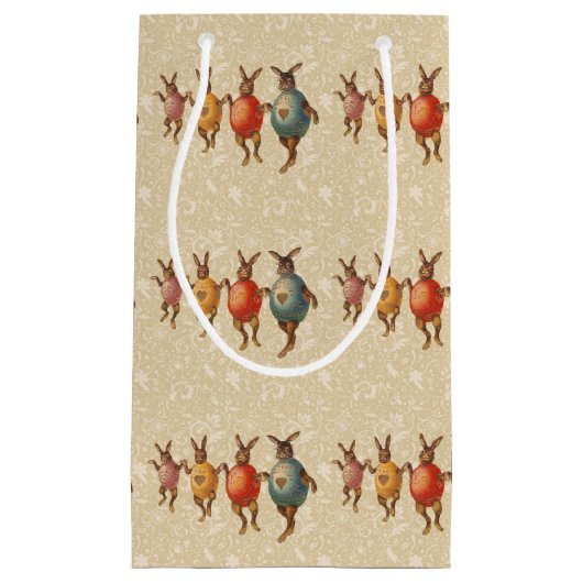 Paashaas dansende eieren klein cadeauzakje (Voorkant)