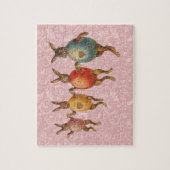 Paashaas dansende eieren legpuzzel (Verticaal)