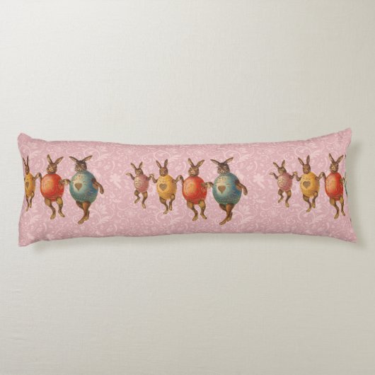 Paashaas dansende eieren lichaamskussen (Achterkant)