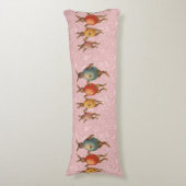 Paashaas dansende eieren lichaamskussen (Voorkant Verticaal)