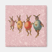 Paashaas dansende eieren magneet (Voorkant)