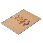 Paashaas dansende eieren notitieboek (Linkerzijde)