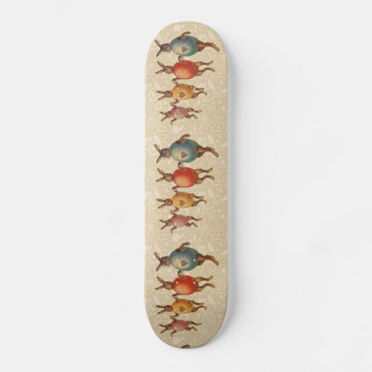 Paashaas dansende eieren skateboard (Voorkant)
