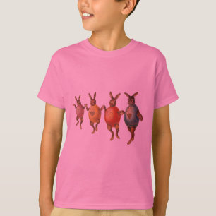 Paashaas Dansende Eieren T-shirt