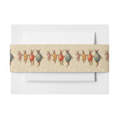 Paashaas dansende eieren uitnodigingen wikkel (Voorkant Voorbeeld)