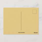 paashaas die eieren serveert briefkaart (Achterkant)