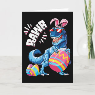 Paashaas Dinosaur T Rex Eieren Jongens Kinderen Me Kaart