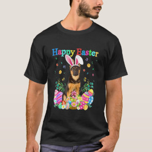 Paashaas Duitse Herder met paaseieren  T-shirt