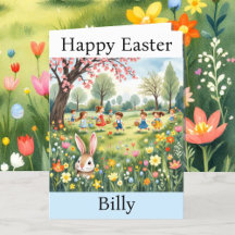 Paashaas Egg Hunt Naam toevoegen van oma