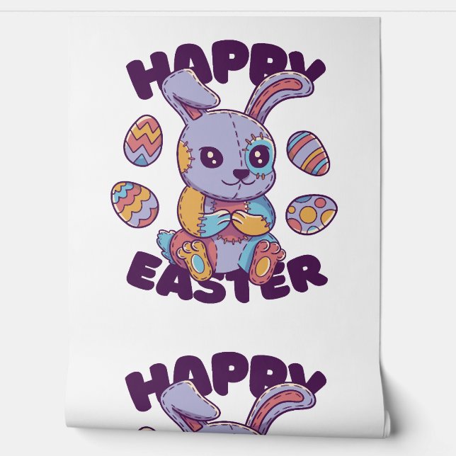 Paashaas Eggstravaganza Behang (Afrollen)