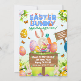 Paashaas Eggstravaganza uitnodiging