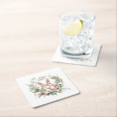 Paashaas, ei en krans kartonnen onderzetters (Insitu)