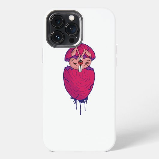 Paashaas ei, Gelukkige Pasen iPhone Hoesje (Achterkant)