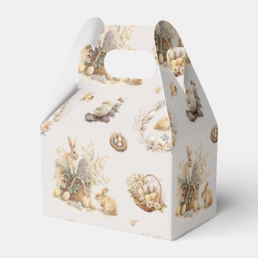 Paashaas Ei Hunt Gift Bag Favor Box Bedankdoosjes (Achterkant)