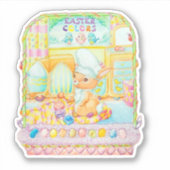 Paashaas ei kleurstof Sticker. Sticker (Voorkant)