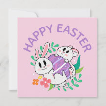 Paashaas Ei Knuffelkaart