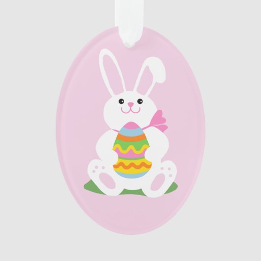 Paashaas ~ eierboom ornament (voorkant)
