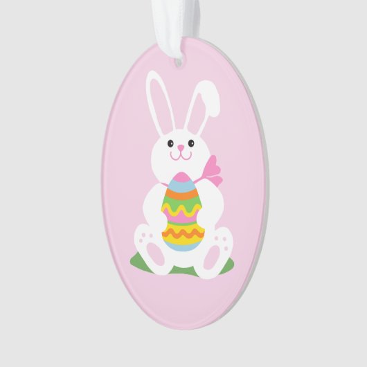 Paashaas ~ eierboom ornament (voorkant)