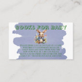 Paashaas Eieren Bloemen Boeken voor Baby Informatiekaartje (Voorkant)