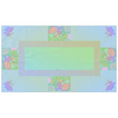 Paashaas Eieren Bord Pastels Tafelkleed (Voorkant (Horizontaal))