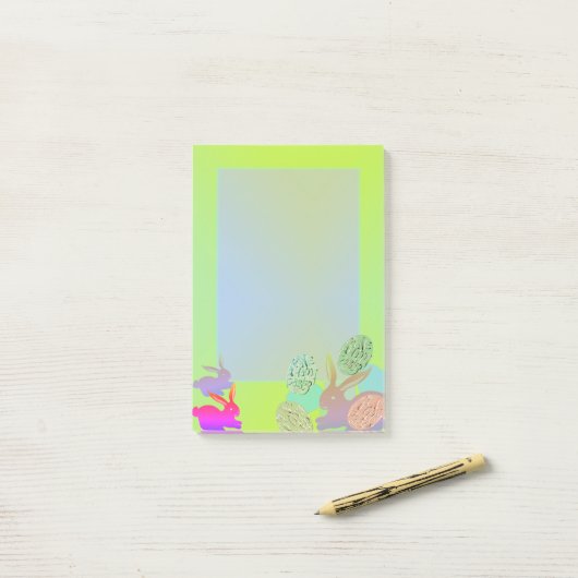 Paashaas Eieren Briefpapier Post-it Notities Post-it® Notes (Op bureau)