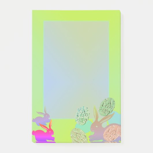 Paashaas Eieren Briefpapier Post-it Notities Post-it® Notes (Voorkant)