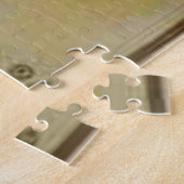 Paashaas, eieren en sneeuwklokjes,  1910 legpuzzel (Zijkant)