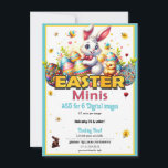 Paashaas & Eieren Fotografie Minis Mini Flyer Kaart<br><div class="desc">Vul in met uw informatie.</div>