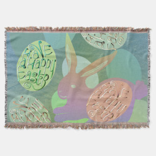 Paashaas eieren gooien deken