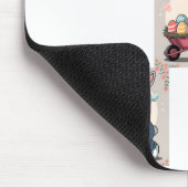 Paashaas Eieren & kruiwagen Muismat (Hoek)