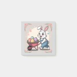 Paashaas Eieren & kruiwagen Post-it® Notes