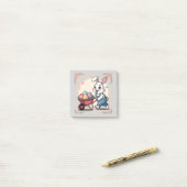 Paashaas Eieren & kruiwagen Post-it® Notes (Op bureau)